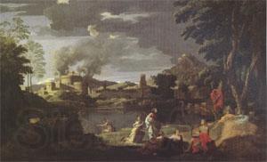 Nicolas Poussin Orpheus and Eurydice (mk05) France oil painting art